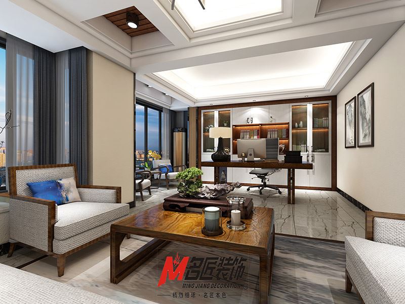 揭陽(yáng)市博雅苑A區(qū)現(xiàn)代風(fēng)格辦公空間裝修案例