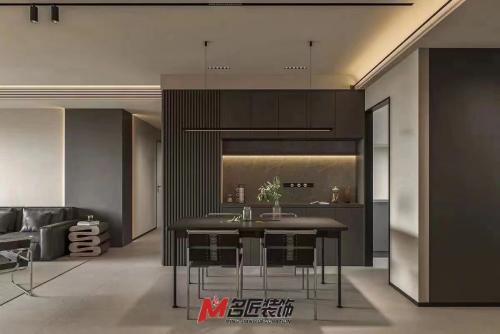陽江市建華翡翠城現(xiàn)代簡約風格三居室裝修案例