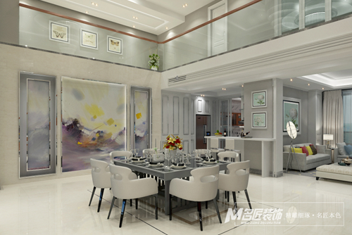 珠海市鵬瑞·珠澳灣中心現(xiàn)代簡(jiǎn)約風(fēng)格復(fù)式裝修案例